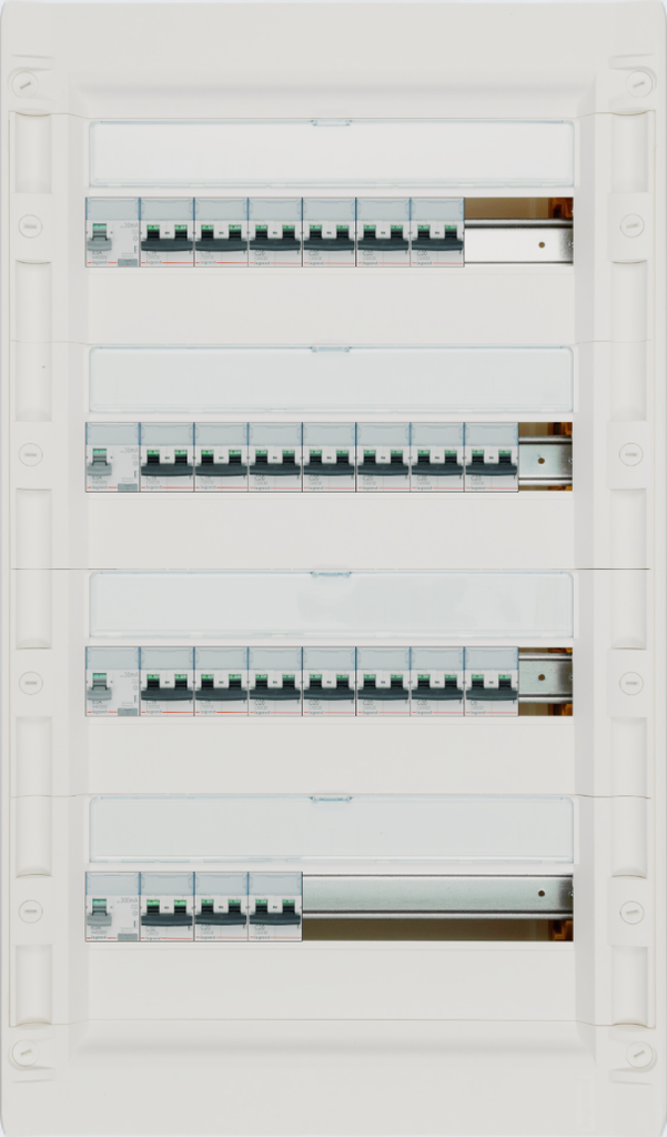 voorbedrade kast TRANSP 4R72M 2x230