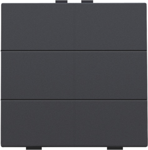 Bouton-poussoir sextuple, Anthracite