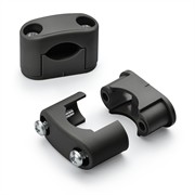 Colliers de serrage en plastique noir 10-17mm - 5 pièces