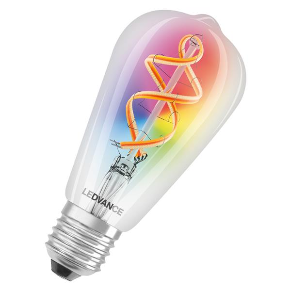 smart+ wifi filament edison ledlamp E27 4,5W RGBW