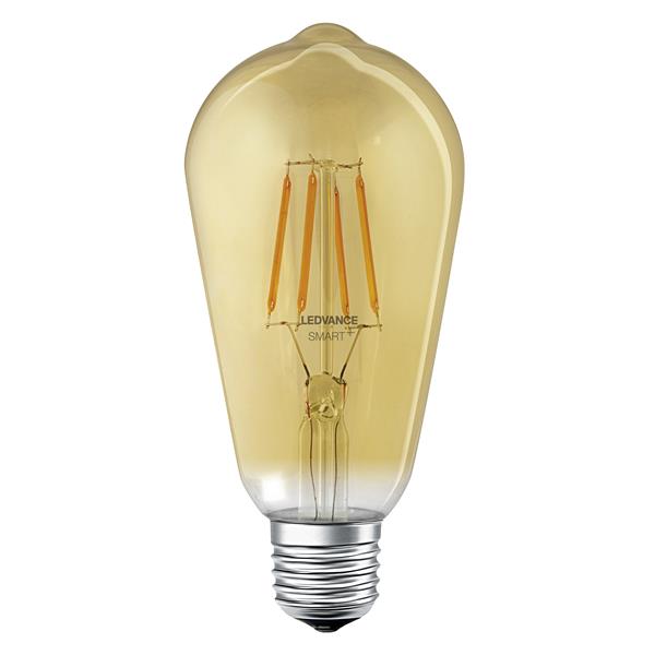 ampoule LED Edison filament Smart+ WiFi E27 6W blanc chaud dimmable