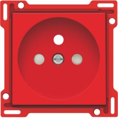 afwerkingsset, rood, inbouwdiepte 28,5mm 199-66606