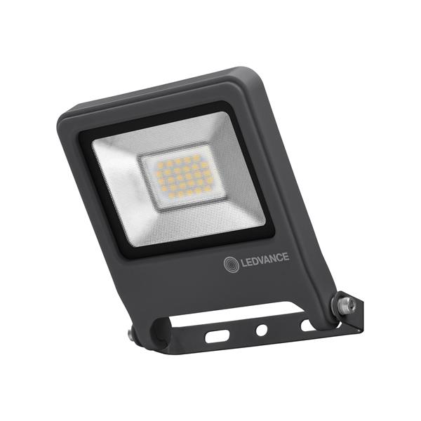 endura LED floodlight donkergrijs 20W warm wit