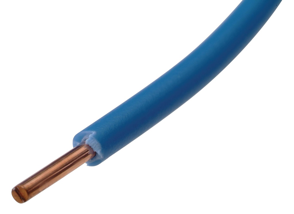 VOB 1,5mm² blauw Eca (100m)