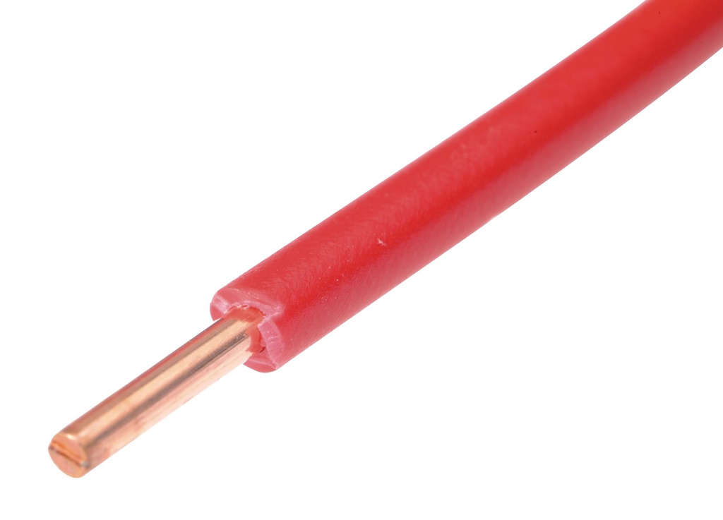 VOB 1,5mm² rouge Eca (100m)