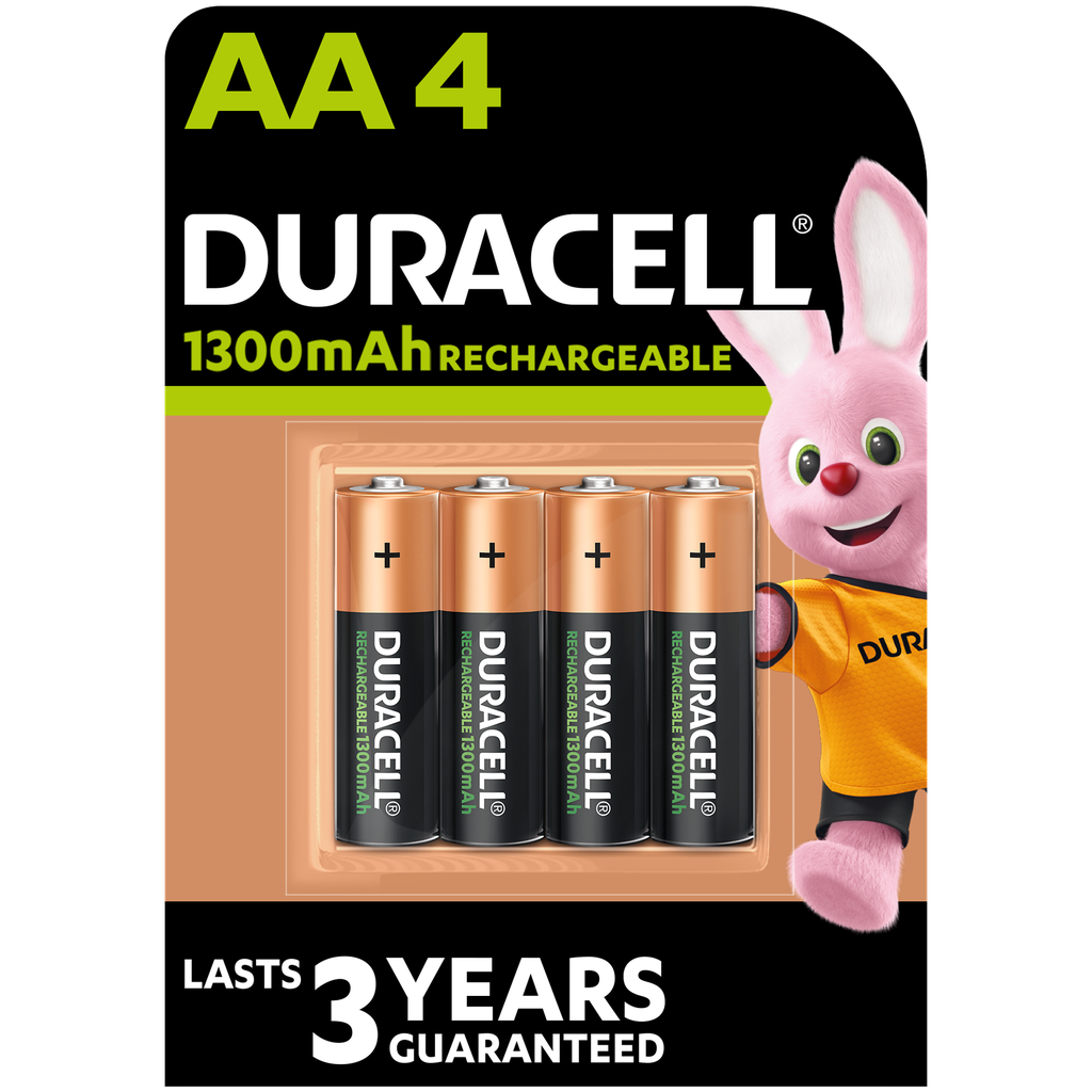 herlaadbare batterij AA 1300mAh (4 stuks)