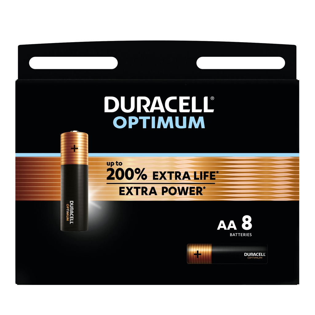 Duracell - Optimum batterij alkaline AA (8 stuks)