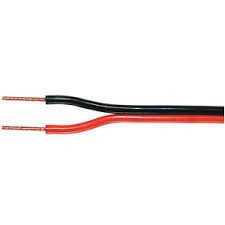 audiokabel 2x0,75 rood-zwart Eca (5m)