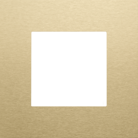 plaque de recouvrement simple Pure alu gold