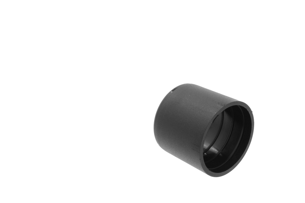 PVC eindtul 20mm Black  - 10 st