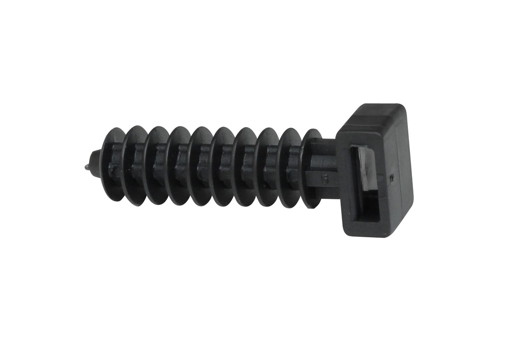 plug voor kabelbinder tot 9mm zwart (100 stuks)