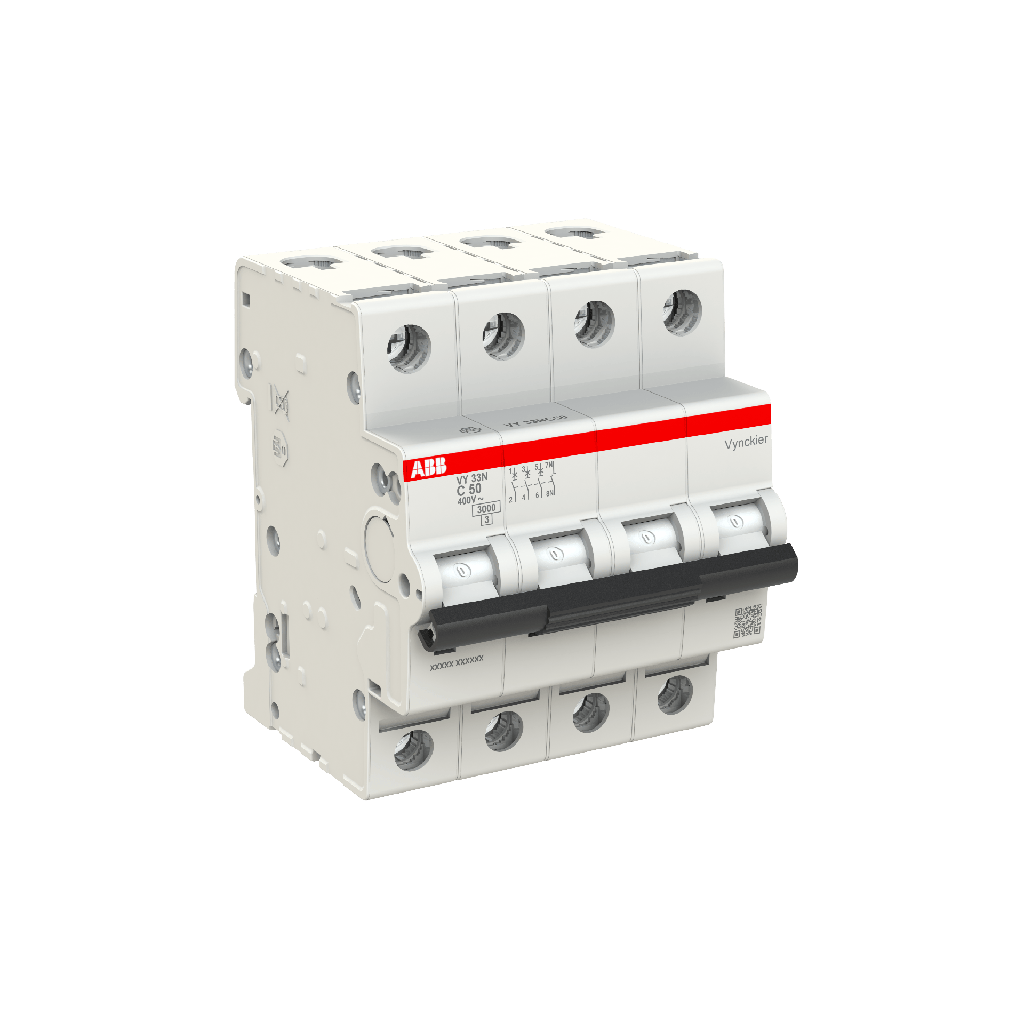 Automaat 3P+N - 50A - 3kA - curve C