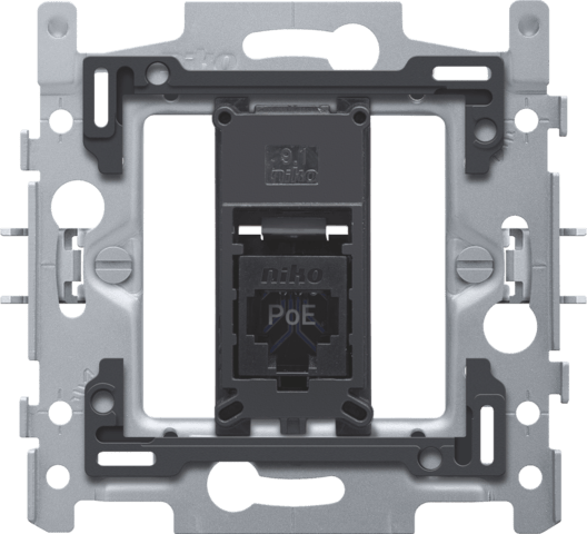 1 connexion RJ45 UTP Cat6 PoE modèle plat