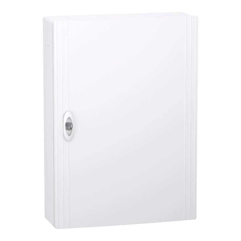 PrismaSeT XS - en saillie - 3 rangées - 18M - porte pleine - blanc