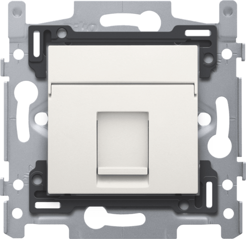 1 connexion RJ45 UTP Cat. 5E PoE avec set de finition