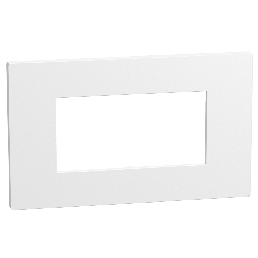 Light Now plaque de finition 4 modules blanc