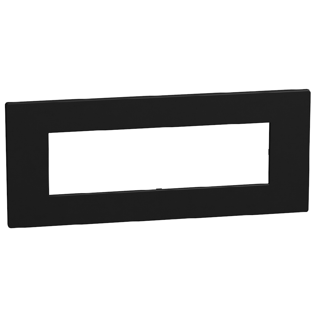 Light Now plaque de finition 7 modules noir