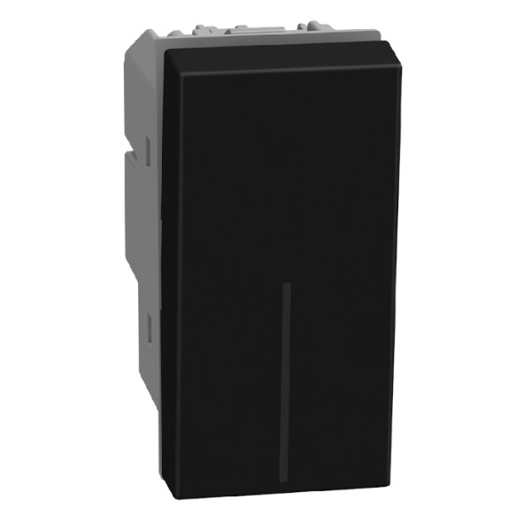 Light Now interrupteur bipolaire 16A 1 module noir