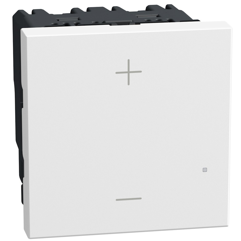 Light Now dimmer 2-draads 125W 2 modules wit