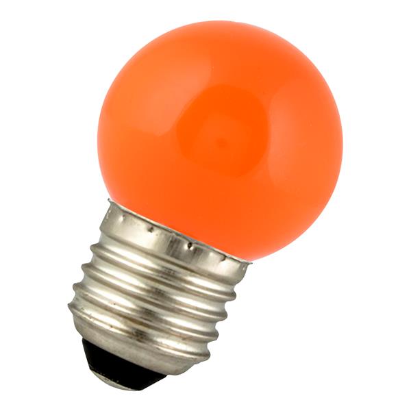 lampe LED de fête E27 1W orange IP44