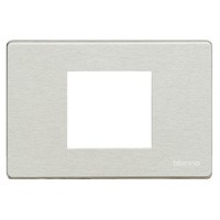 [BTIC_503/23A/AL] 503/23A/AL Magic aluminium Plaque de recouvrement 2 modules (version large)