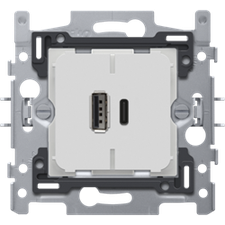 [NIK_420-00512] dubbele smart USB-A en USB-C lader (420-00512)