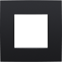 [NIK_130-76100] Plaque de recouvrement simple Intense Matt Black 130-76100