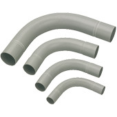 [DIV_134842] coude PVC 32mm gris foncé sans halogène