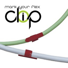 [DRA_CLIP20R50] markering voor flexibele buis 20mm rood