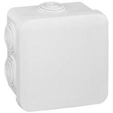 [LEG_92013] boîte de dérivation 80x80x45 ip55 blanc ral9010