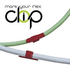 [CBO_ELFLEXCLIP16R50] markering voor flexibele buis 16mm rood