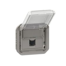 [LEG_069561L] Plexo RJ45 Cat. 6 UTP grijs