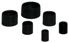 [HEL_134526] embout 20mm noir (10 pièces)