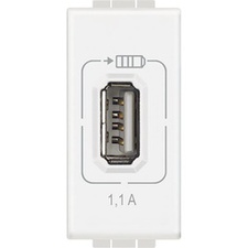[BTIC_N4285C1] LivingLight   USB  Lader 1.1A   Wit N4285C1