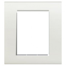 [BTIC_LNA4826BI] LivingLight - Plaque de recouvrement 3+3 modules blanc LNA4826BI