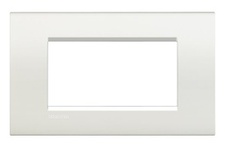 [BTIC_LNA4804BI] Plaque de recouvrement 4 modules LivingLight blanc