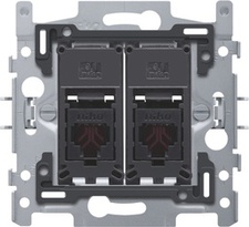 [NIK_170-65114] Socle double RJ11 UTP 170-65114