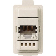 [BTIC_5974AT5] UTP-RJ45 aansluiting cat5E, ivoor, Magic serie 5974AT5