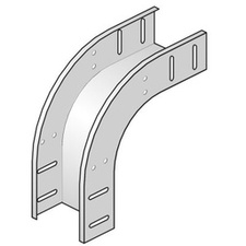 [VER_VB90.60.150] Valbocht 90° Kabelbaan 60 x 150mm