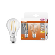 [ORS_4058075330191] ledlamp E27 7W filament warm wit (2 stuks)