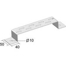 [VER_VMB200] Support de sol et de mur 40 x 200mm par pièce