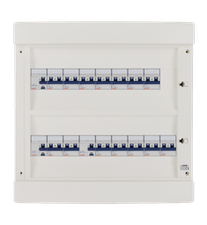 [GEW_2R36MTRA_2x230] voorbedrade kast TRANSP 2R36M 2x230