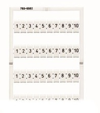 [WAGO_793-5502] système de marquage horizontal 1-10 blanc