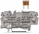 [WAGO_2002-1681] rijgklem 2 verbindingen,met zekeringhouder, grijs