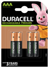 [DUR_5000394090231] herlaadbare batterij AAA 750mAh (4 stuks)