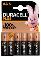 [DUR_5000394140820] Plus batterij alkaline AA (6 stuks)