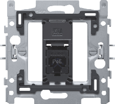 [NIK_170-66161] 1 connexion RJ45 UTP Cat6 PoE modèle plat