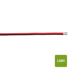 [LSCURN2X1,5ZH] luidsprekerkabel 2X1,5 LS0H rood-zwart (rol 100m)