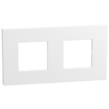 [CBO_YA4802M2WW] Light Now plaque de finition double 71mm blanc