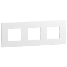 [CBO_YA4802M3WW] Light Now plaque de finition triple 71mm blanc